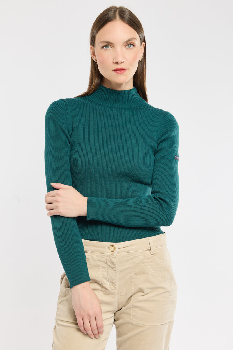 Maglione Collo Alto Ribattuto | Slim Fit | Invernale