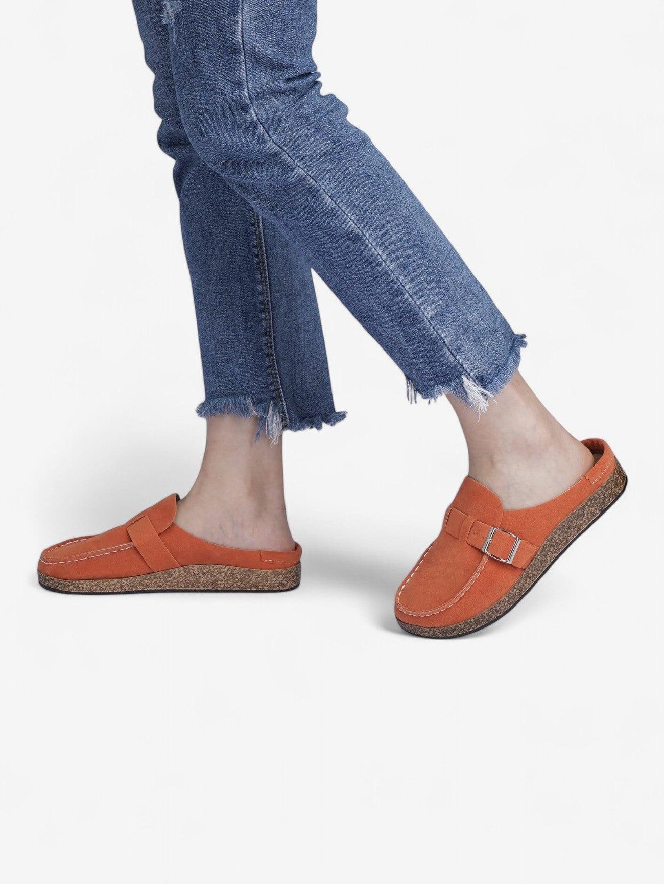 Mule Jada | Clog in Pelle Sintetica con Dettaglio Buckle