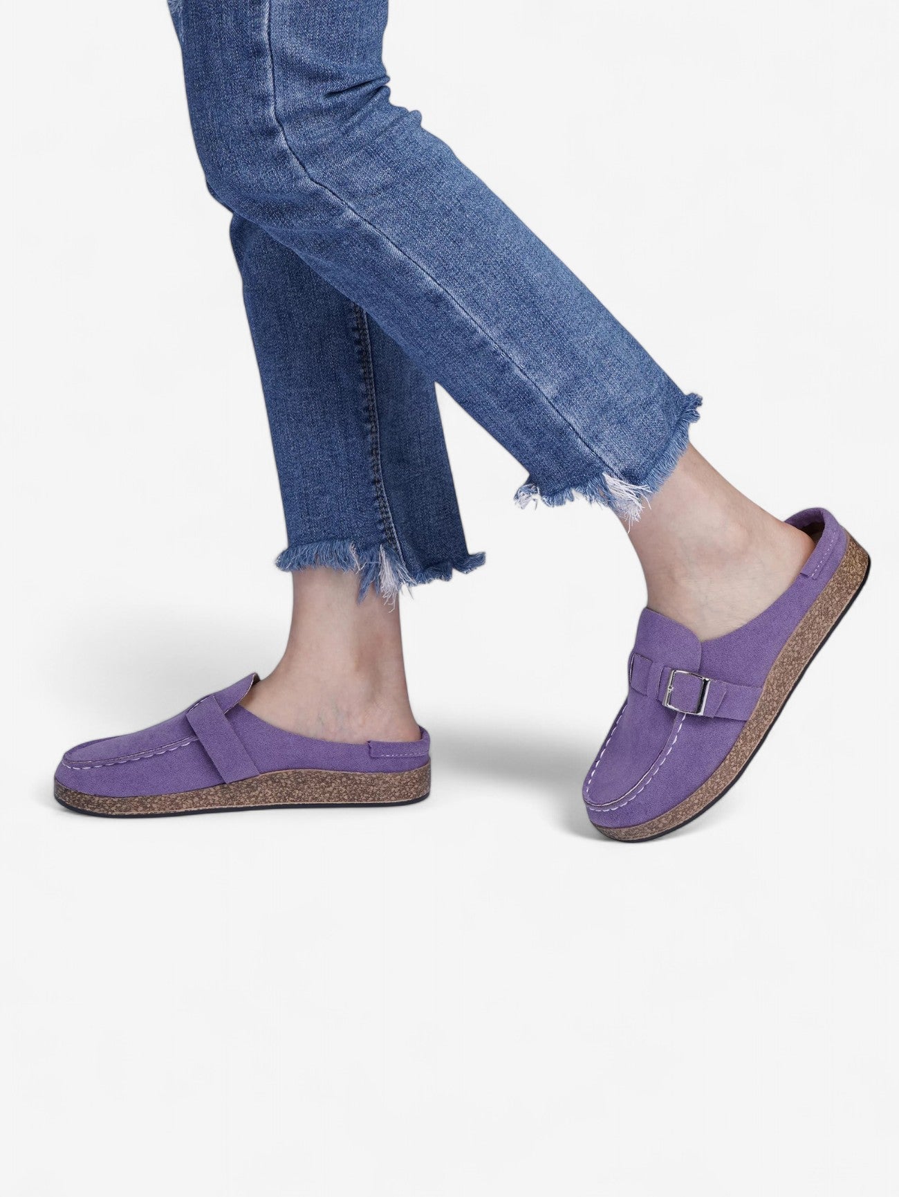 Mule Jada | Clog in Pelle Sintetica con Dettaglio Buckle