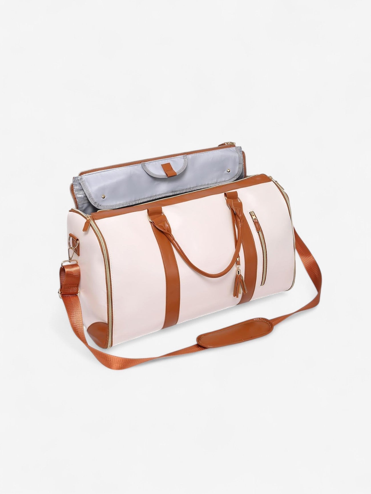 Borsa Weekender Altrove | Crema e Marrone