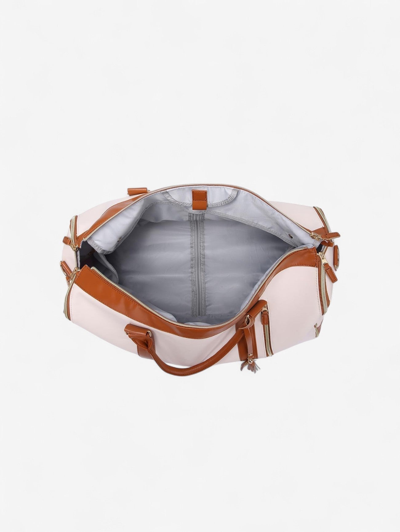 Borsa Weekender Altrove | Crema e Marrone