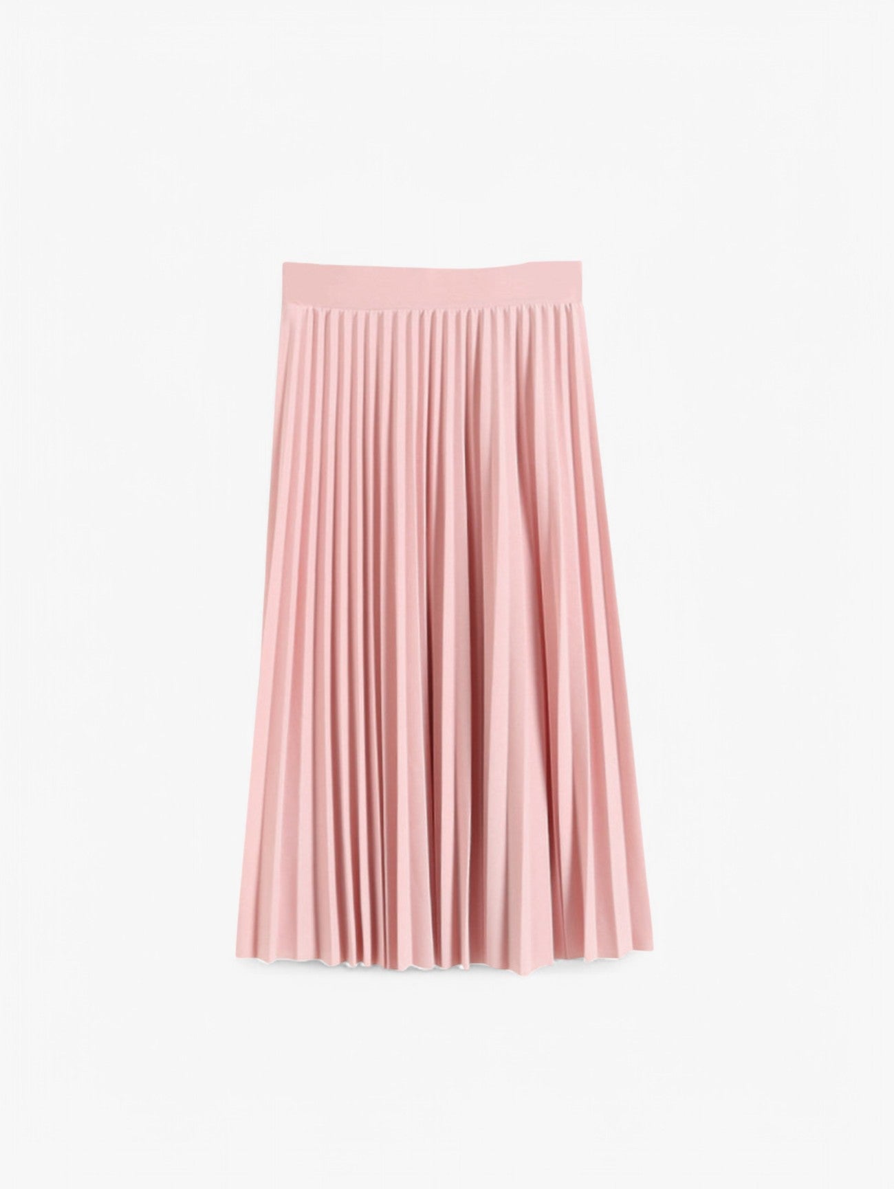 Gonna Midi Plissettata | Vita Alta | Silhouette A-line Fluttuante