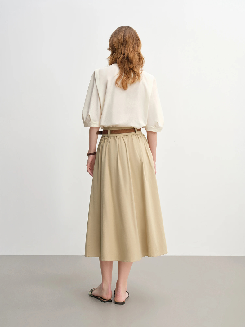 Blusa V-Collo a V | Vestibilità Comoda | Dettagli Bottoni