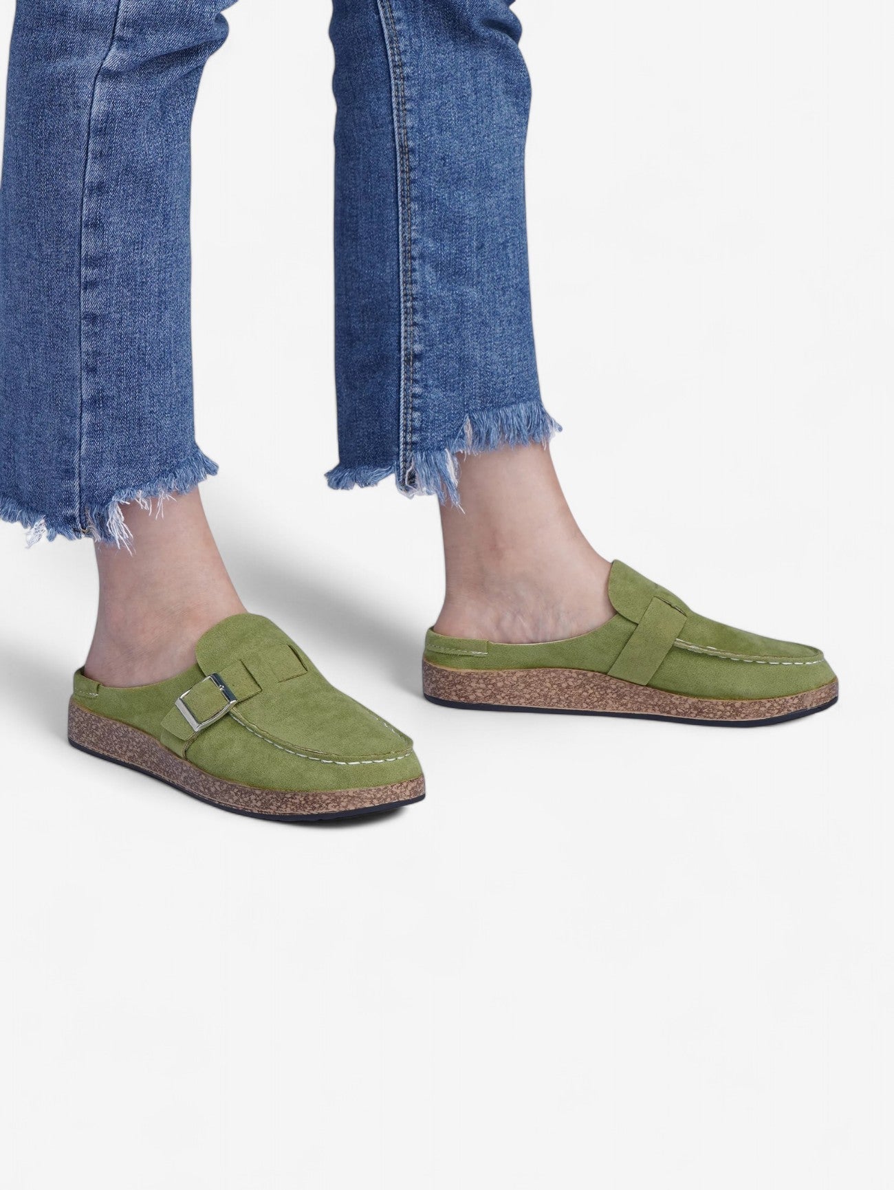 Mule Jada | Clog in Pelle Sintetica con Dettaglio Buckle