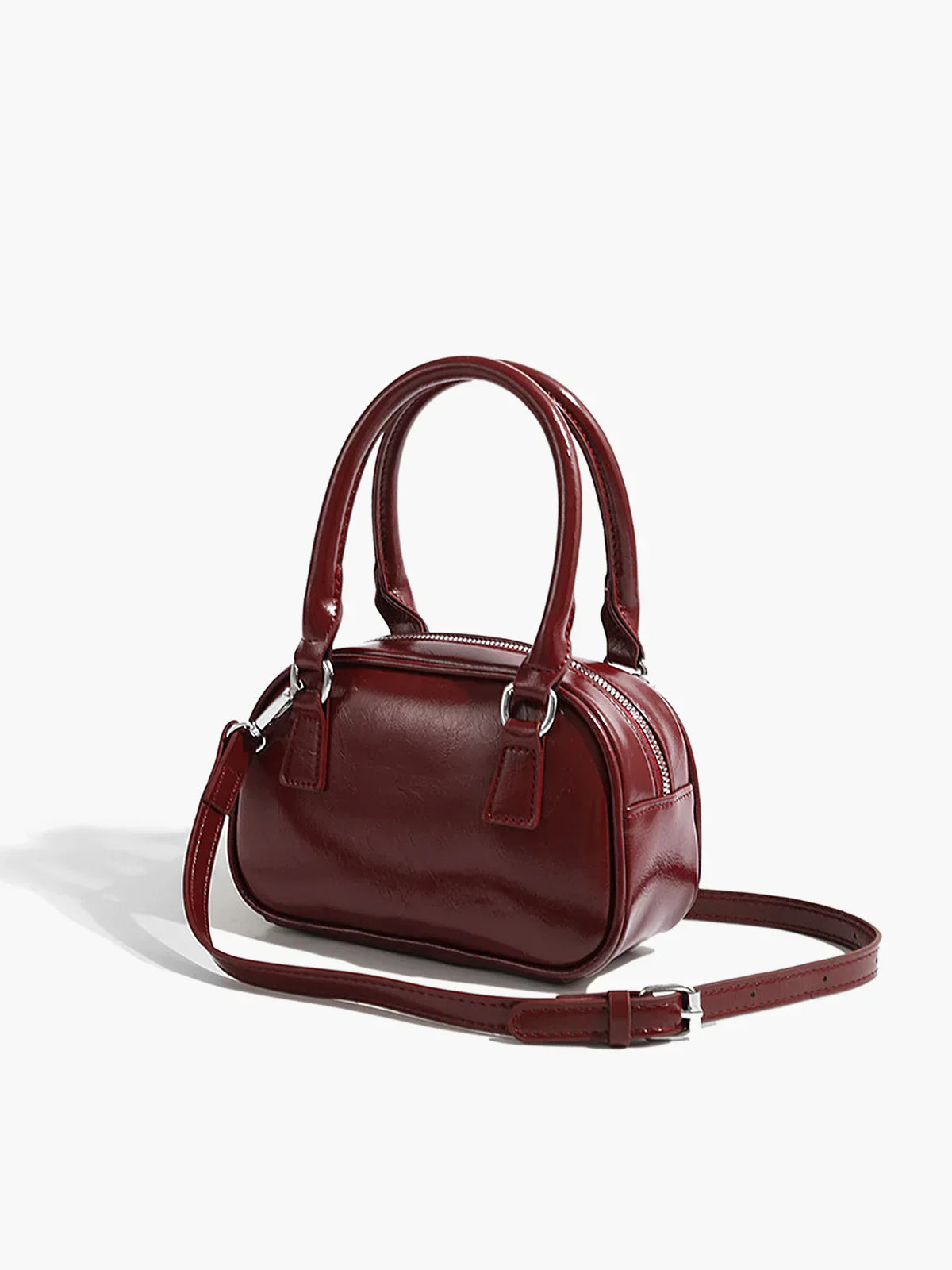 Borsa Mini Bowling Maestria | Design Strutturato a Spalla