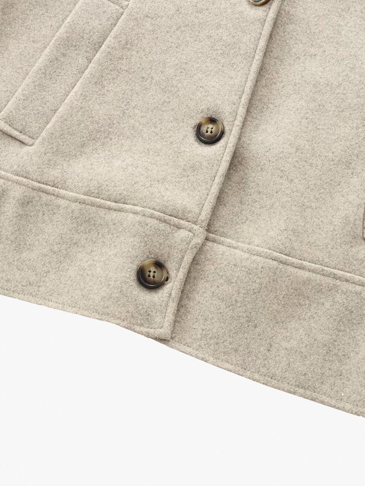 Giacca Corta in Misto Lana | Fit Strutturato