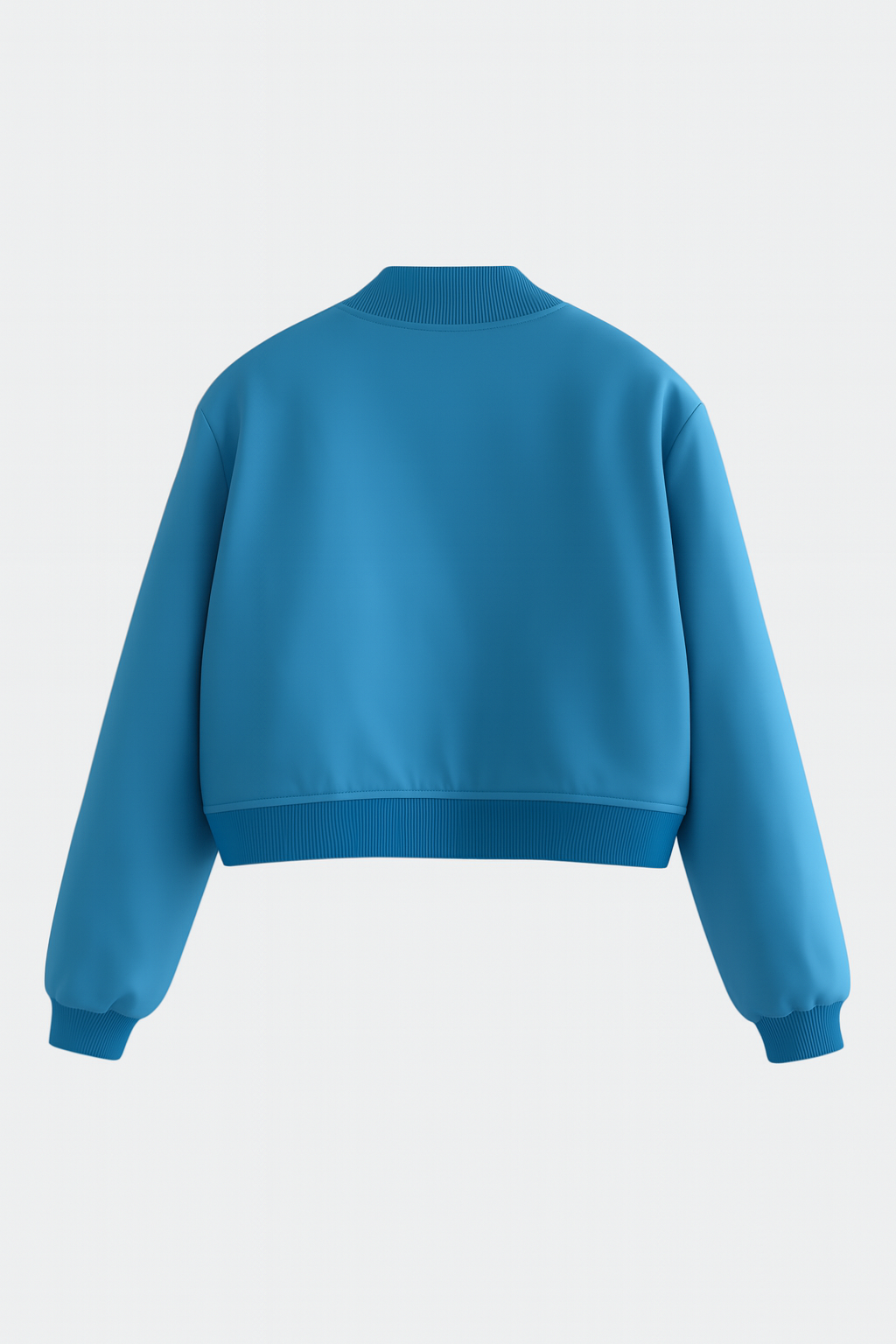 Bomber Giacca Essenza | Collo O Ribbed, Bottoni Fronte, Silhouette Relaxed