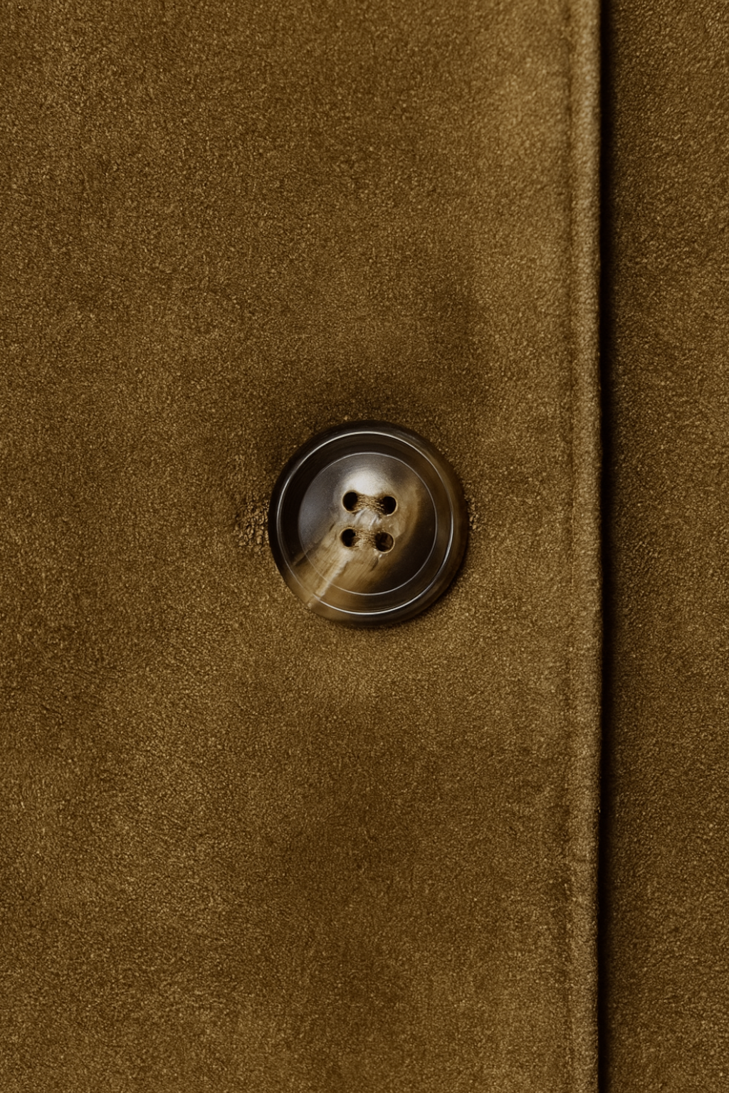 Giacca Cropped Effetto Suede | Bottoni Frontali Collo Ribassato Autunno Inverno