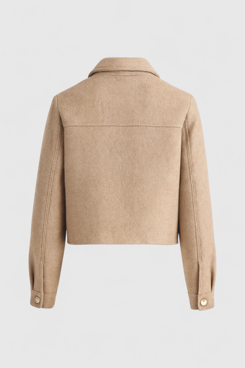 Giacca Cropped Essenza | Collo a Revers Fit Strutturato Autunno