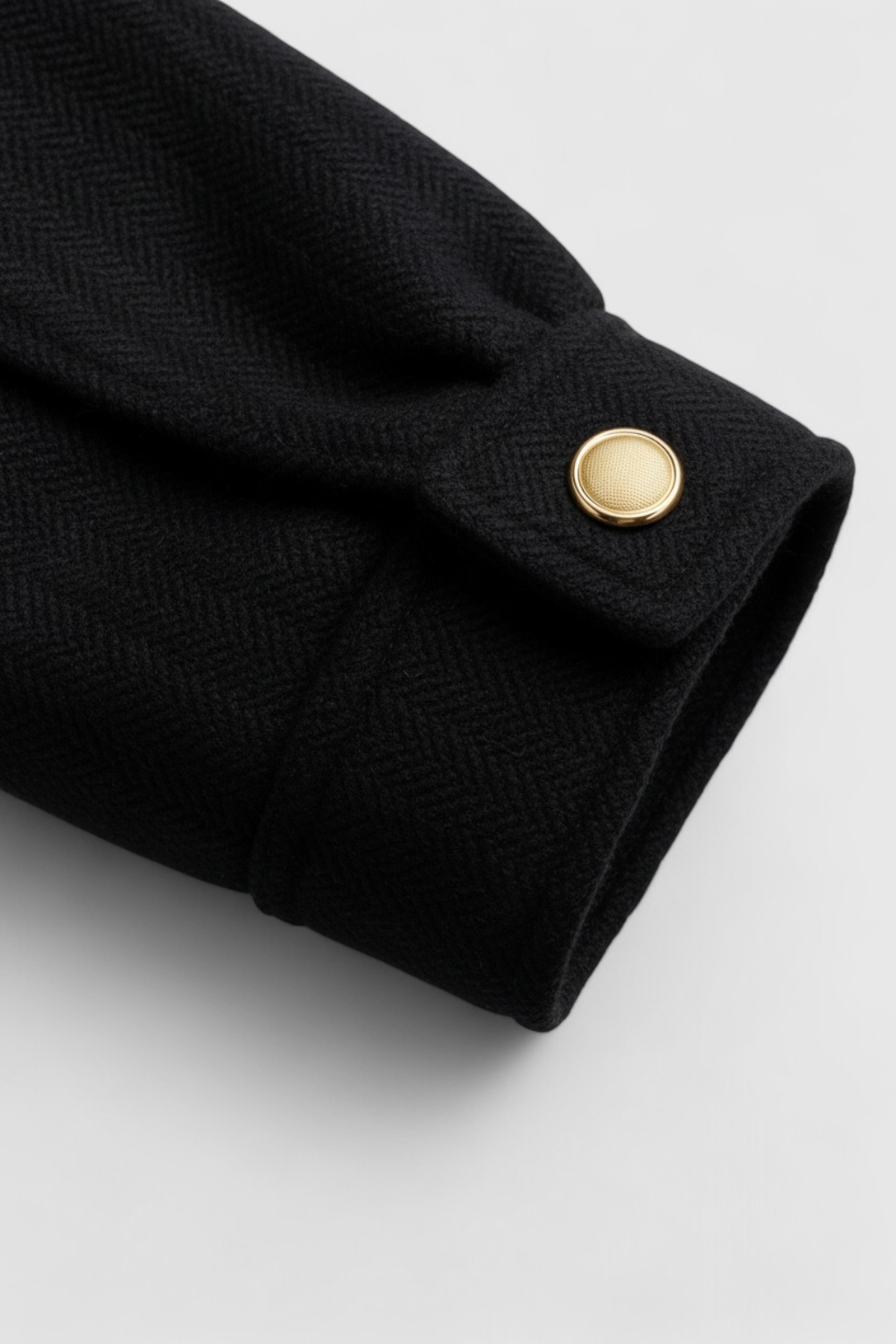 Giacca Pocket con Bottoni Metallici | Collo Ribassato, Fit Regolare