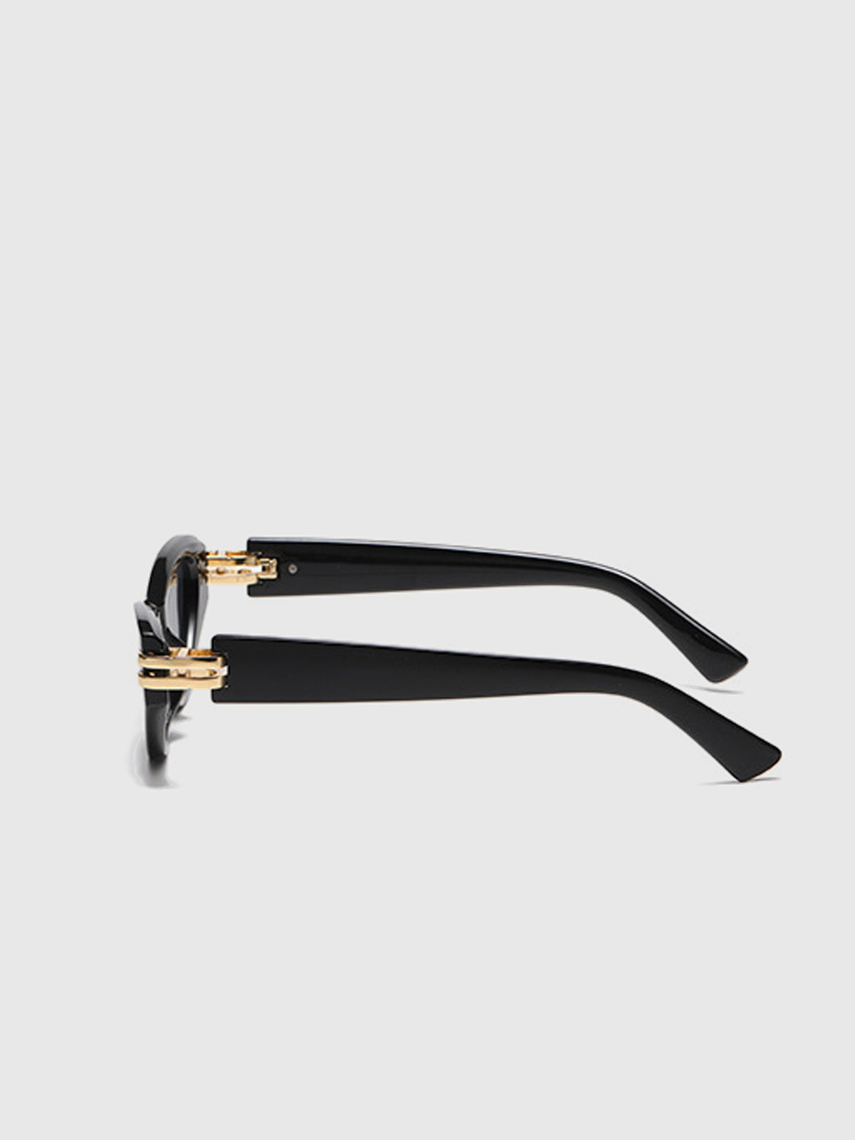 Occhiali Cat-Eye | Nero | Dettaglio Oro | Protezione UV