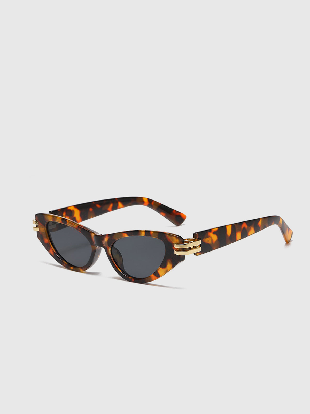 Occhiali Cat-Eye | Nero | Dettaglio Oro | Protezione UV