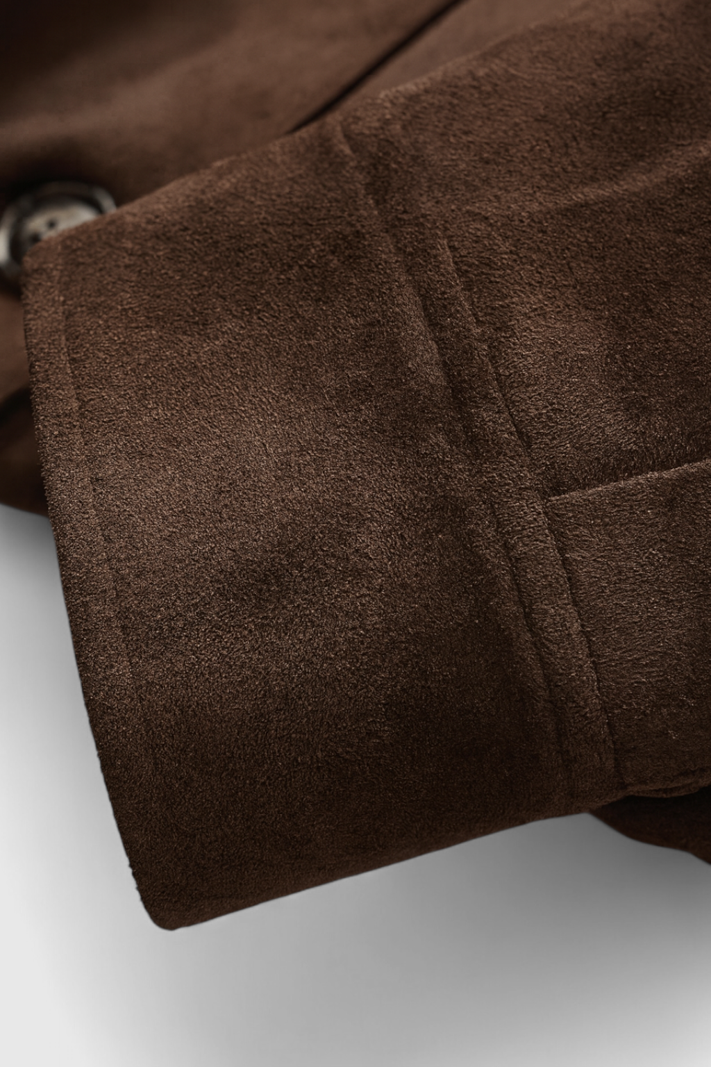 Giacca PU | Collo Rotondo | Forma Cropped | Bottoni | Fit Relaxed