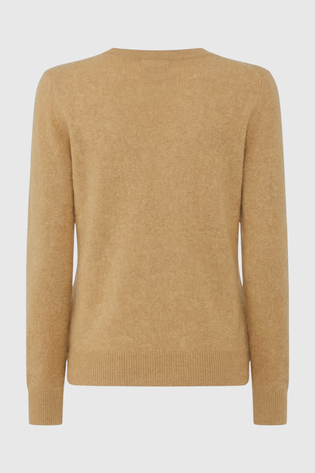 Maglione in Cashmere con Scollo a V | Maglia Lunga, Slim Fit, Finitura Senza Salti
