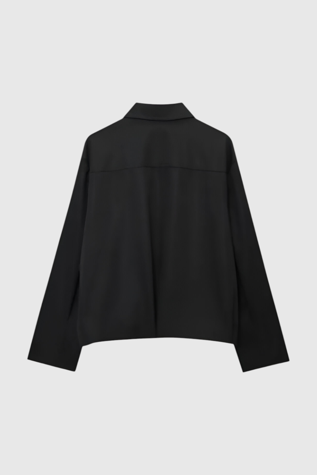 Giacca Bomber Cropped | Zip Front, Collo Pulito