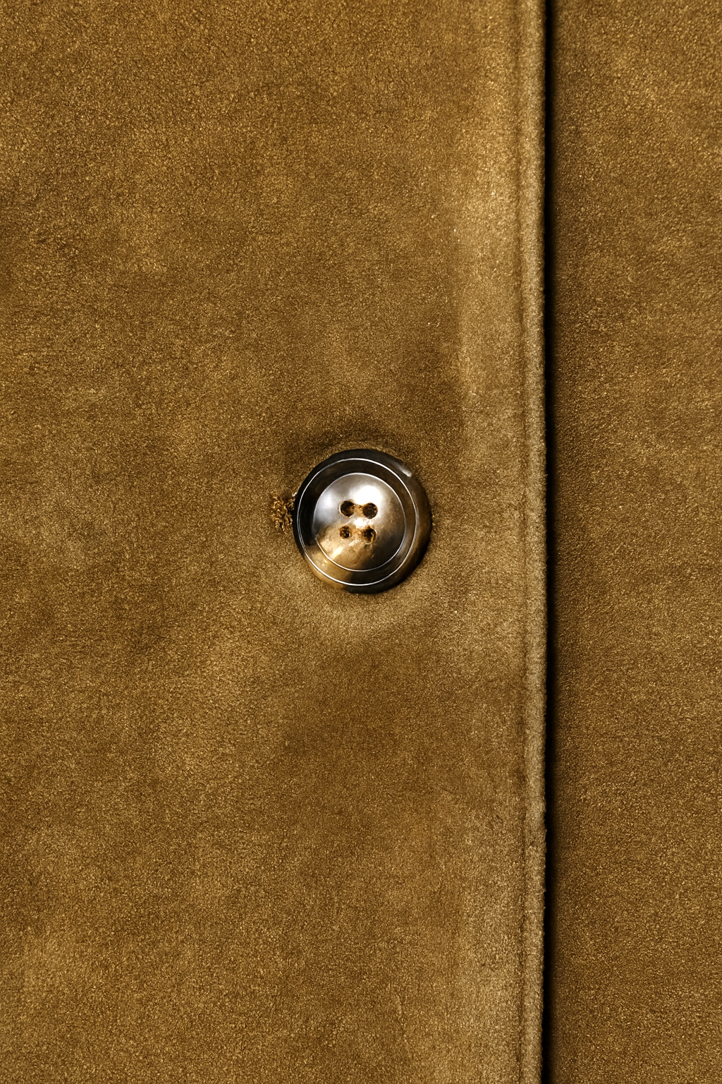 Giacca Cropped Effetto Suede | Bottoni, Collo a Punta