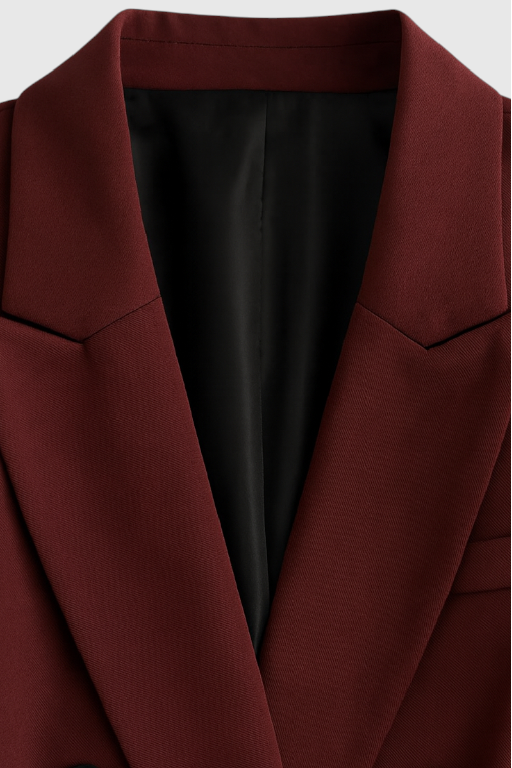 Blazer Doppio Petto | Scollo a V, Vestibilità Relaxed, Maniche Lunghe