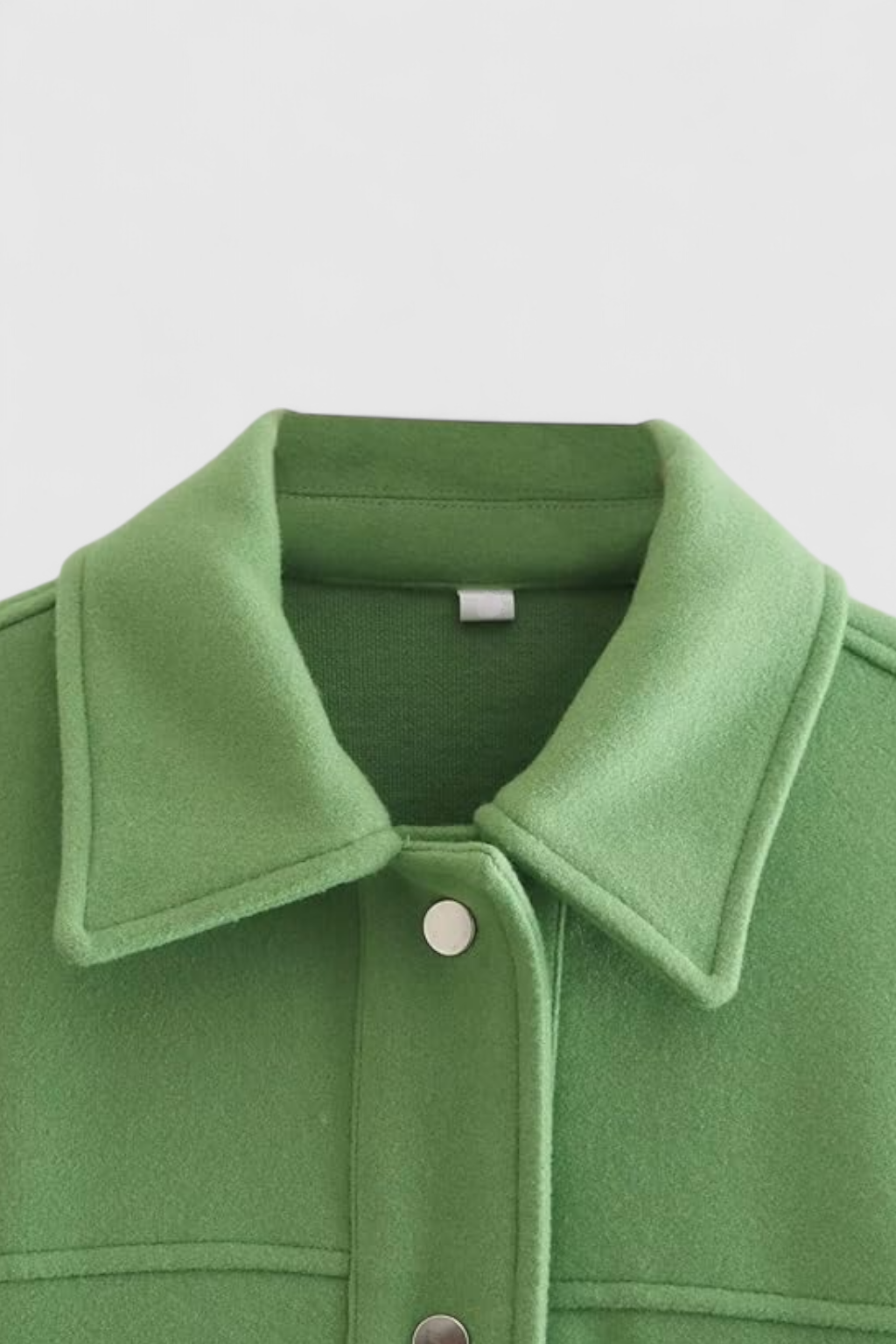 Giacca Cropped | Collo Quadrato, Dettaglio Tasche Frontali