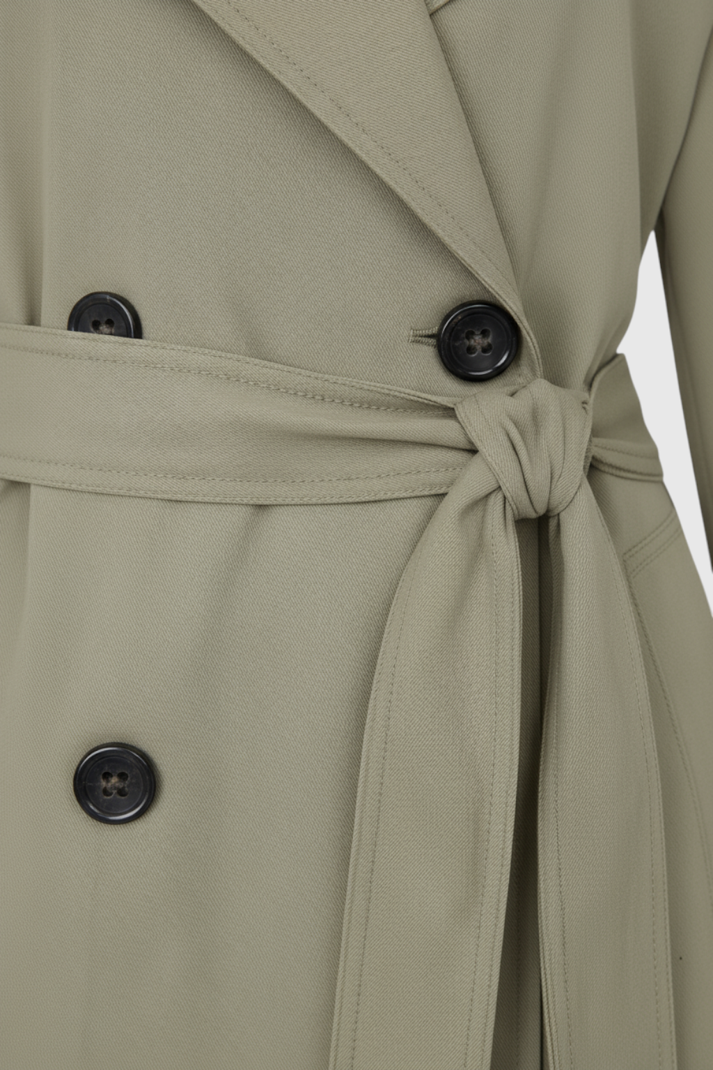 Trench Coat Lungo Drapeggiato | Doppio Petto | Cintura | Vestibilità Relax
