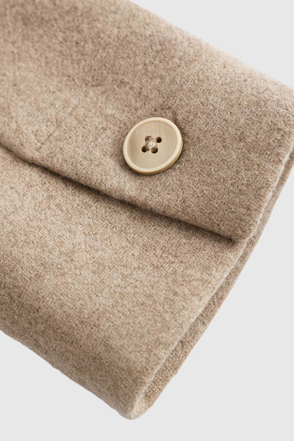 Cappotto Lungo Collo Finta Pelliccia | Vita Cinturata, Bottone Singolo