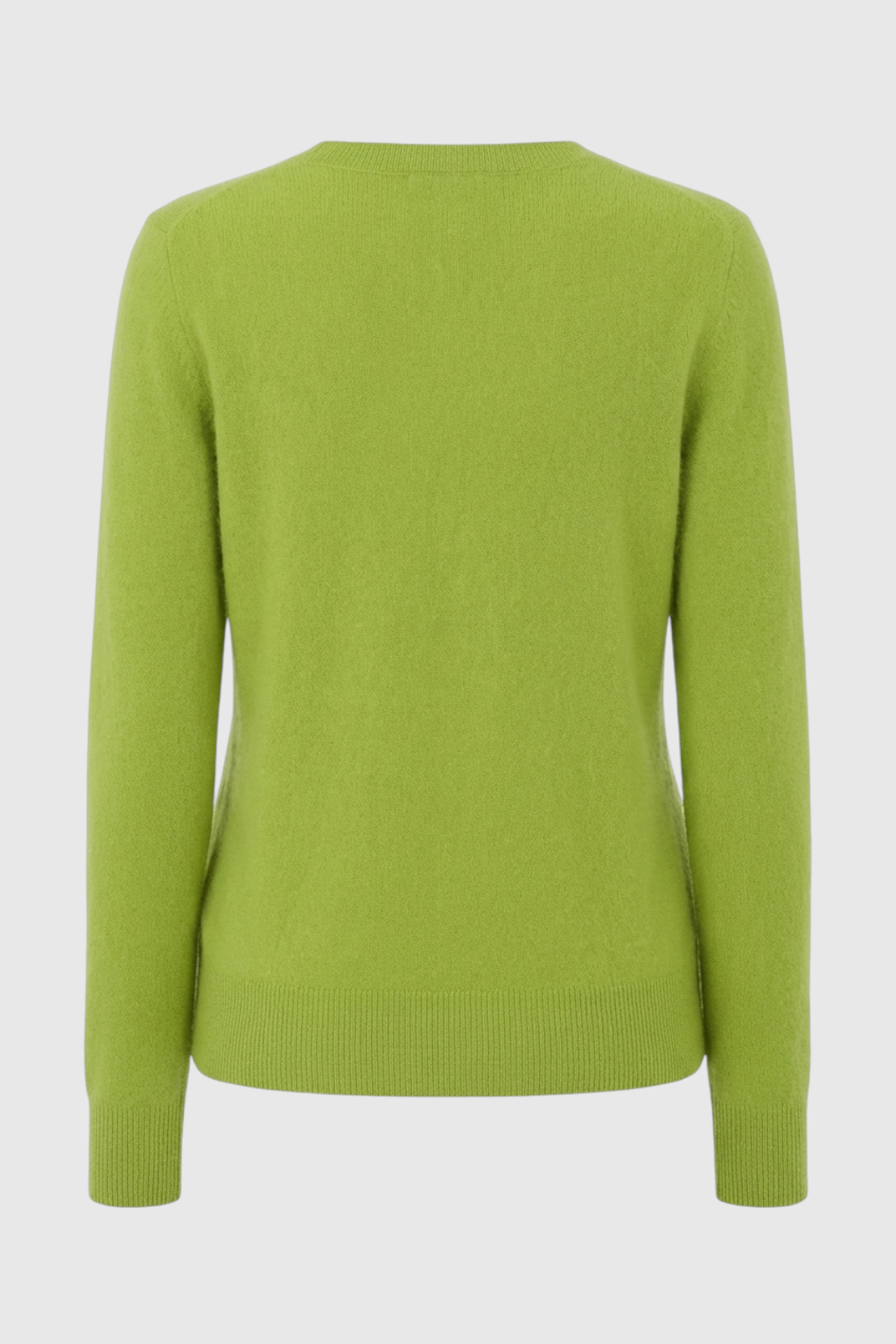 Maglione in Cashmere con Scollo a V | Maglia Lunga, Slim Fit, Finitura Senza Giunzioni