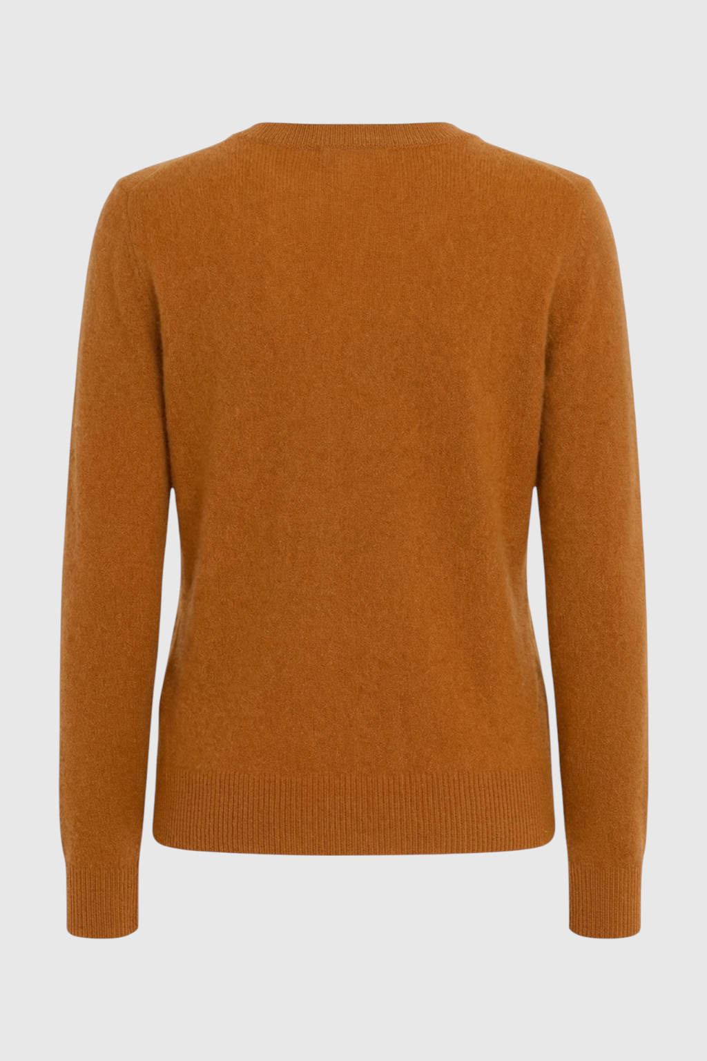Maglione in Cashmere con Scollo a V | Maglia Lunga, Slim Fit, Finitura Senza Salti