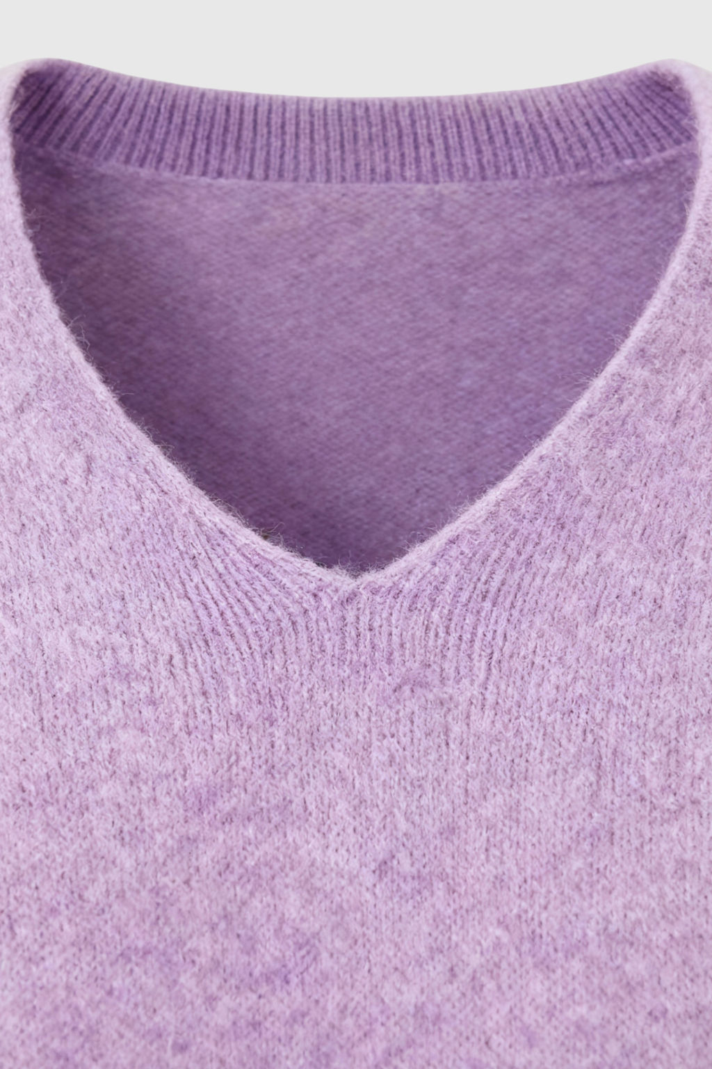 Maglione in Cashmere con Scollo a V | Maglia Lunga, Slim Fit, Finitura Senza Salti