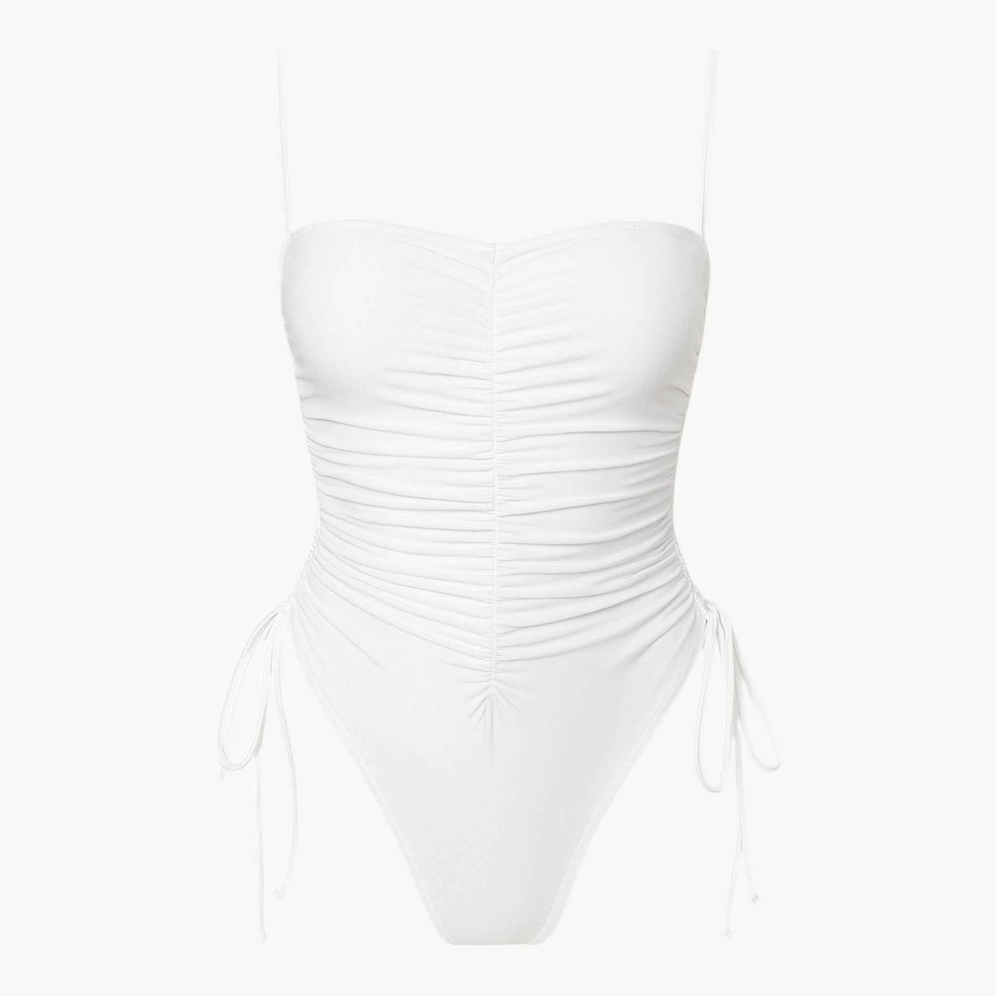 Costume Intero Ruche | Spalline Regolabili Vestibilità Modellante