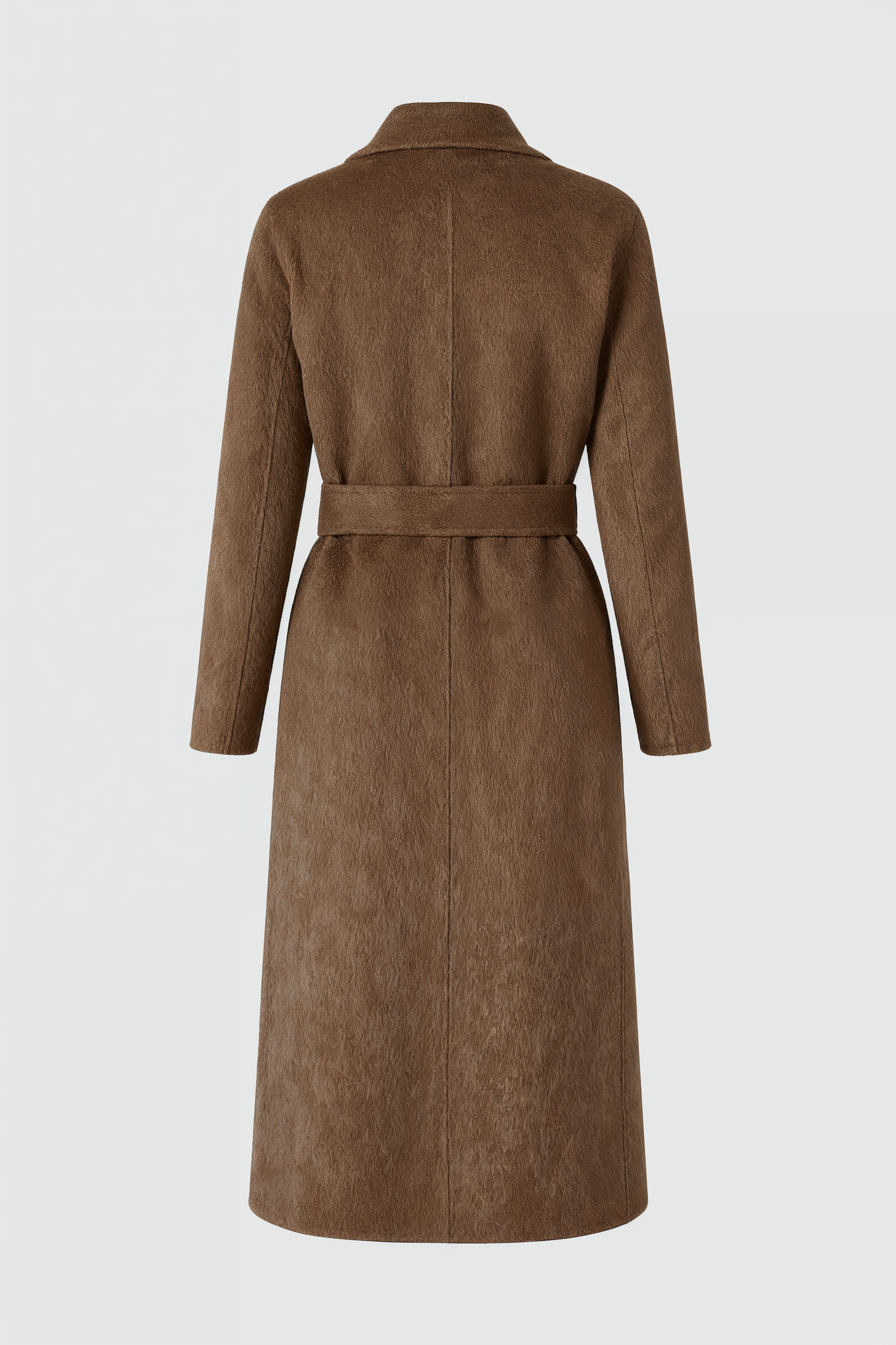 Cappotto Lungo con Belt | Collo Sciarpa | Fit A-Linea