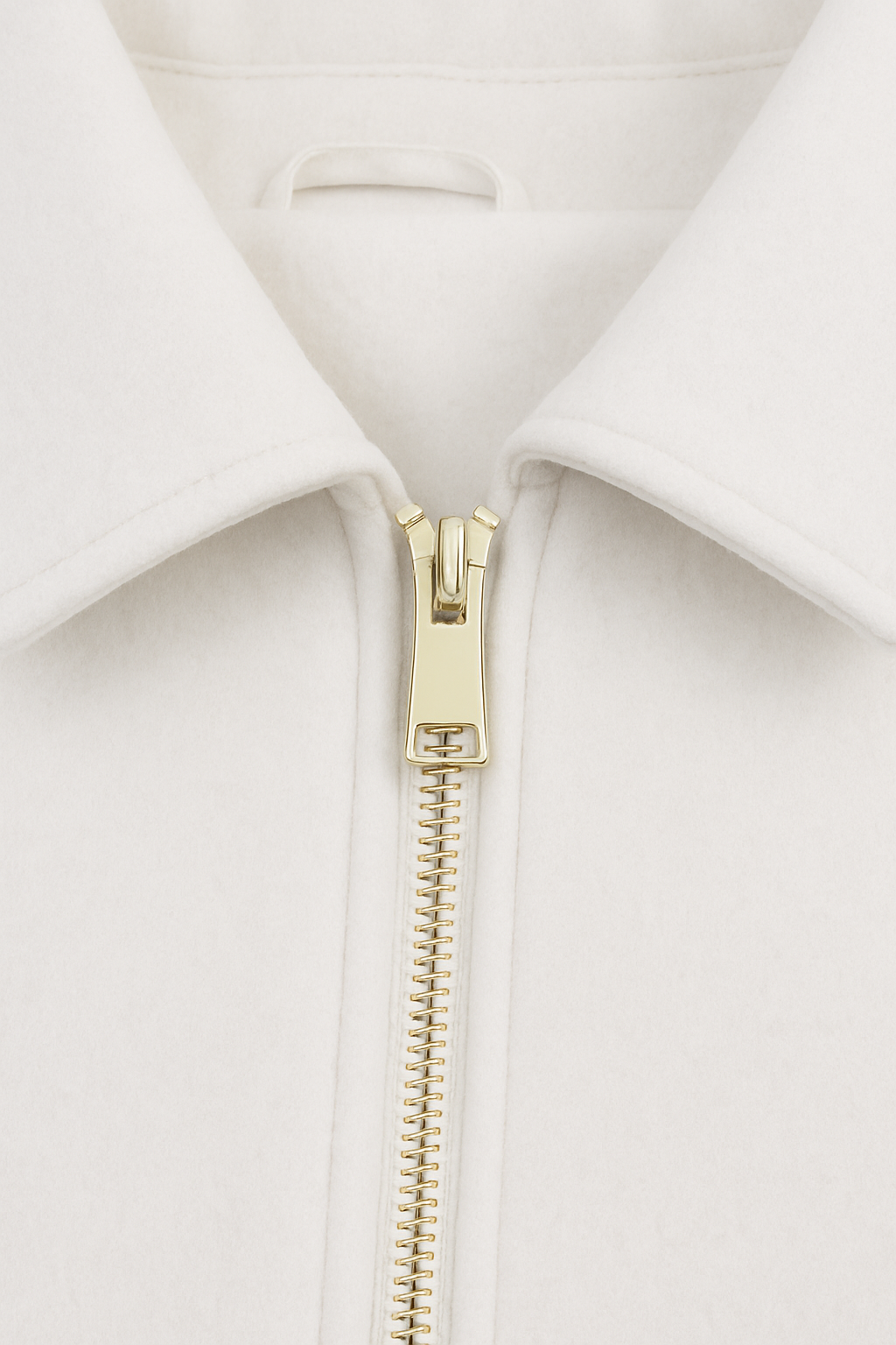 Giacca Zip Morbida | Shacket con Collare, Tasche a Fazzoletto