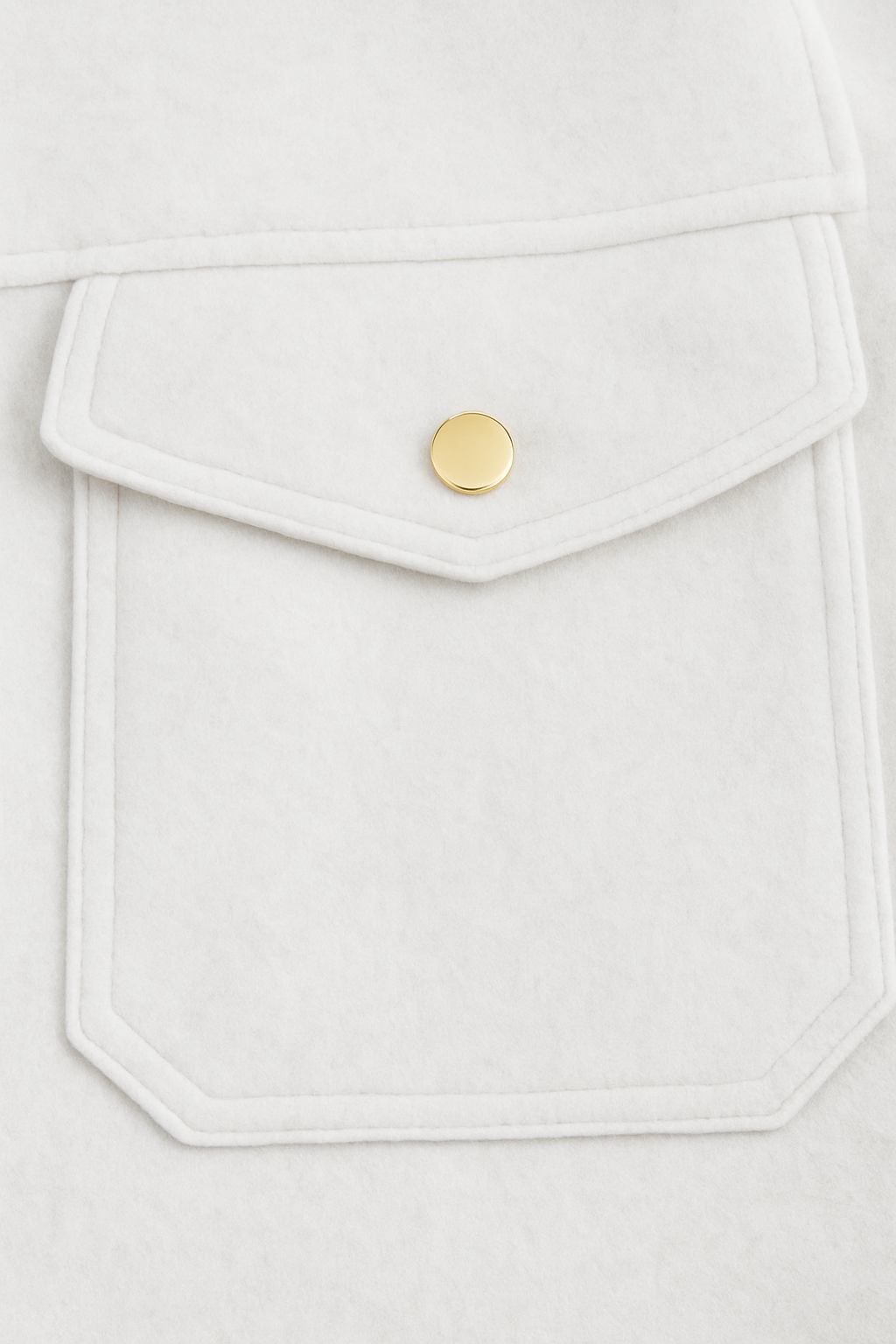 Giacca Zip Morbida | Shacket con Collare, Tasche a Fazzoletto