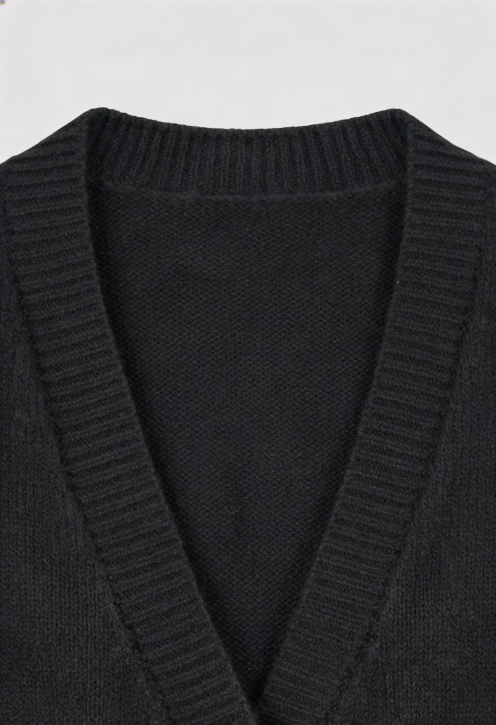 Cardigan V-Neck | Button Front Maniche Lunghe Fit Regular