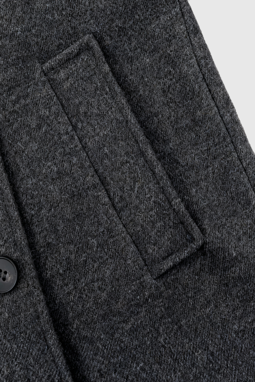 Cappotto Lungo Collo Alto | Con Cintura, Maniche Raglan, Abbottonatura Singola