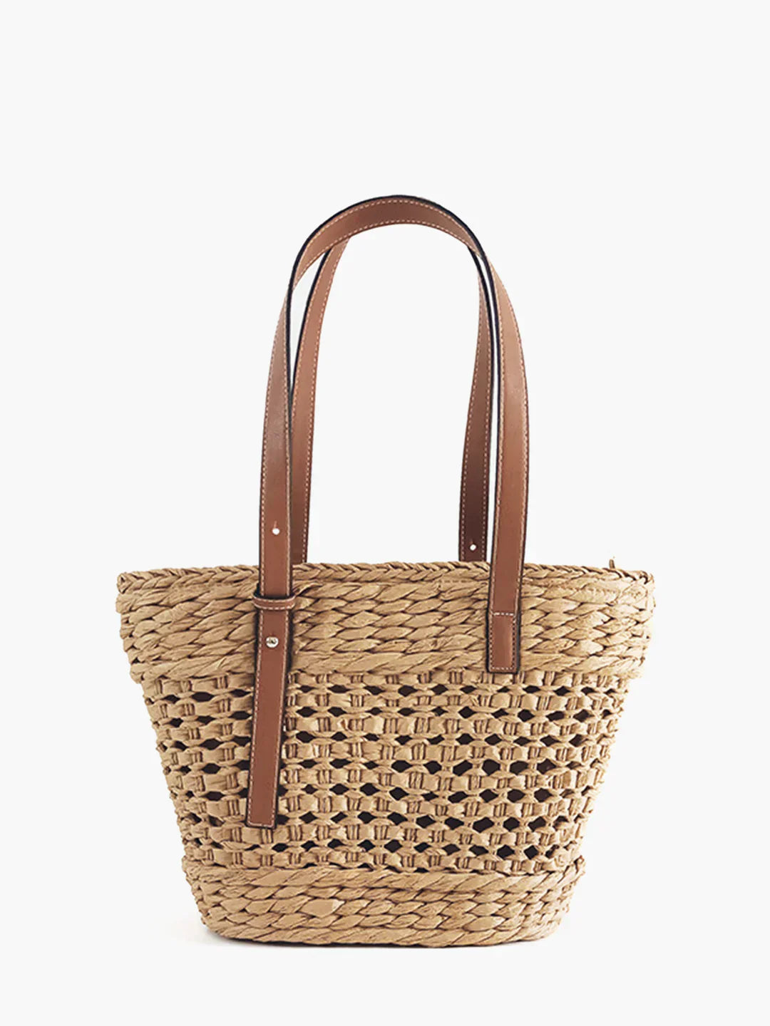 Borsa Tote Altrove in Vimini | Silhouette a Cestino