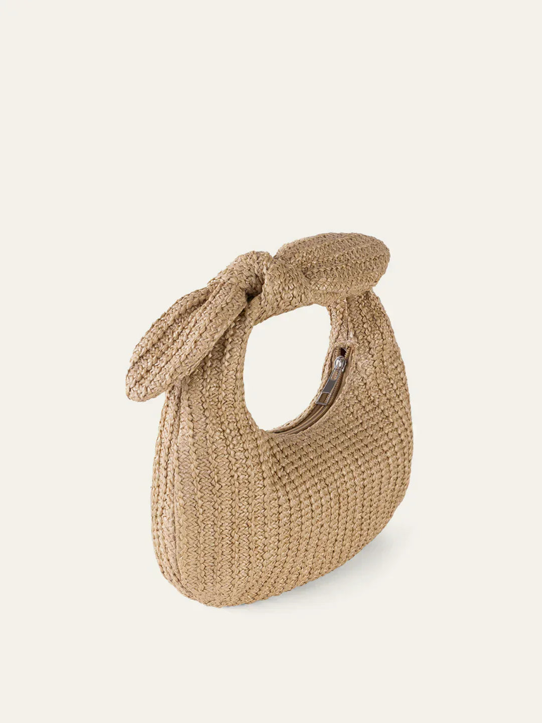 Borsa Altrove in Paglia Intrecciata | Silhouette a Mezza Luna