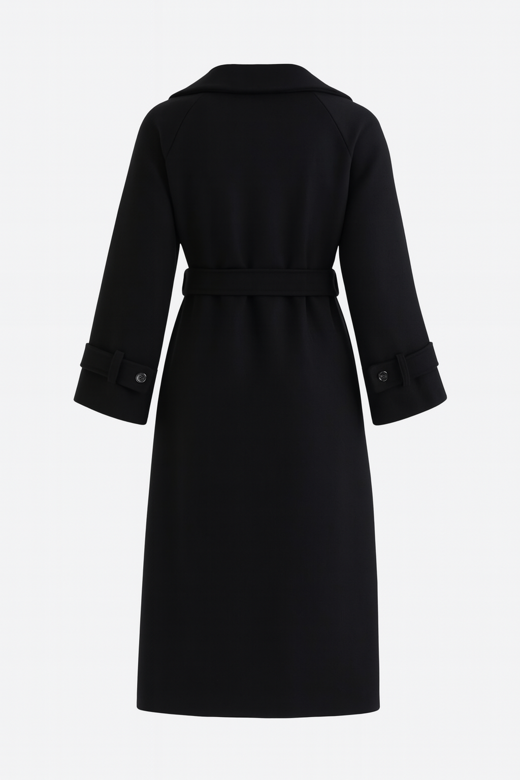 Trench Coat Lungo Doppio Petto | Cintura, Epaulettes, Fit A-Line