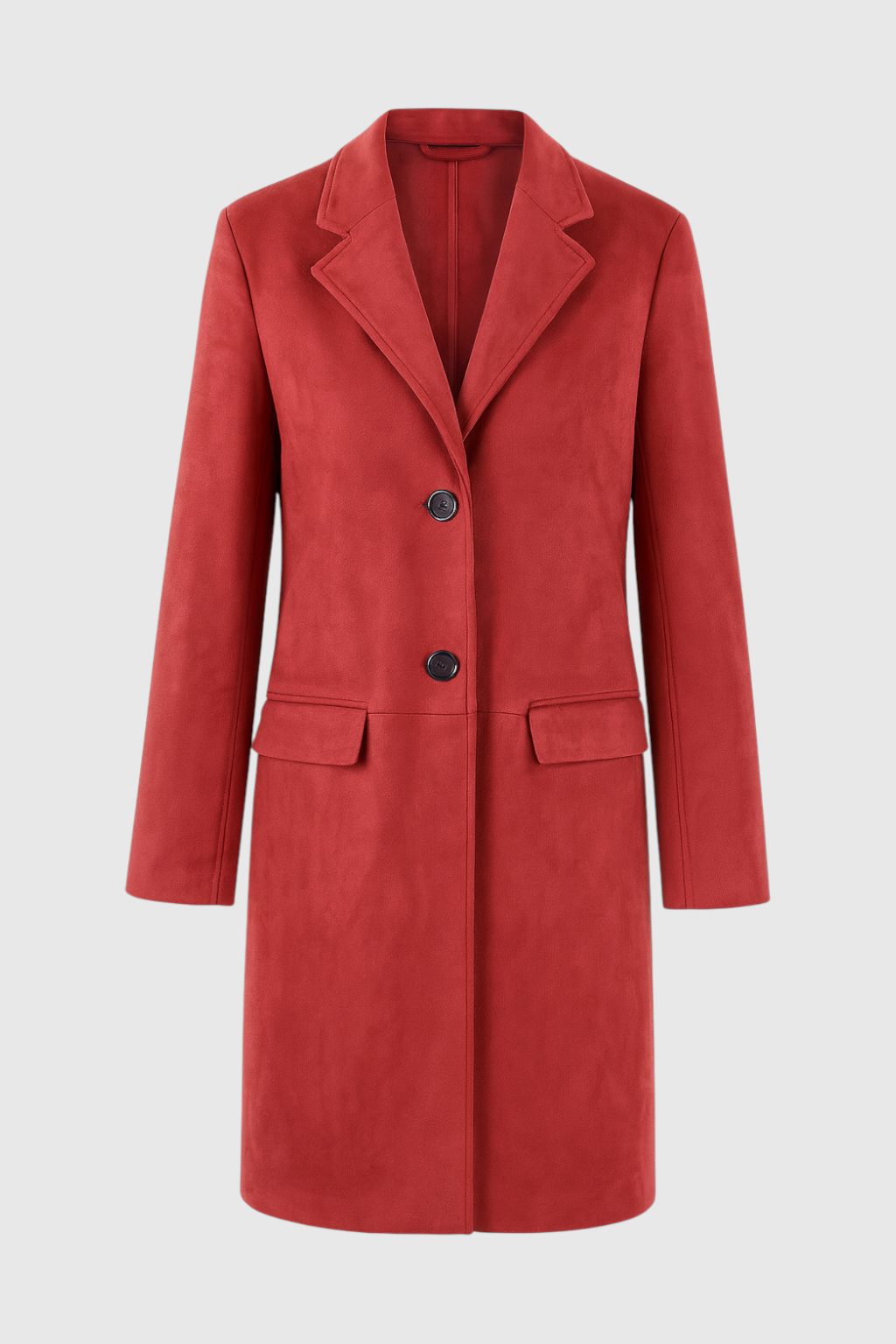 Cappotto Lungo | Finitura Suedette | Taglio Largo