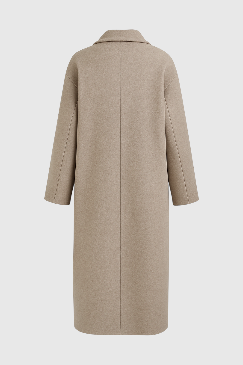Cappotto Lungo Doppio Petto | Collo Revers, Flap Pockets, Relaxed