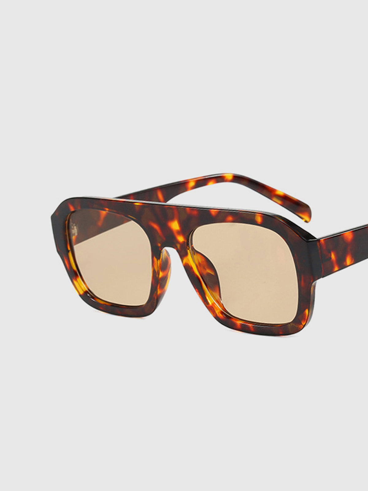 Occhiali Squadrati | Montatura Tartarugata Leopardo | Protezione UV400