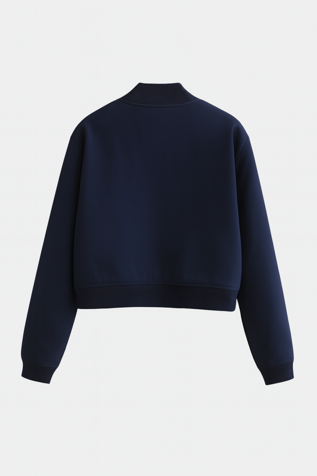 Bomber Jacket Essenza | Collo O Ribbed Button Front Relaxed