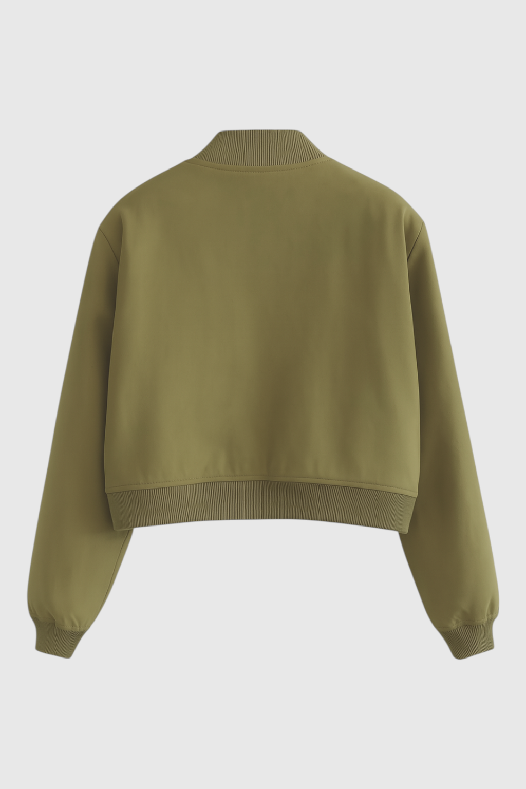 Giacca Bomber Con Tasche Frontali | Silhouette Cropped