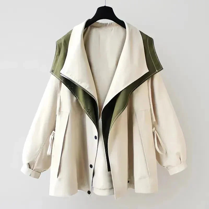 Giacca Oversized Due Toni | Design Moderno | Leggera