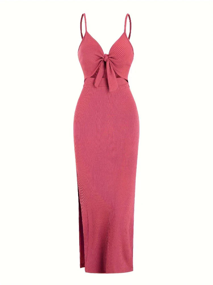 Abito Maribel Maxi | Vestibilità Slim | Dettaglio Cutout