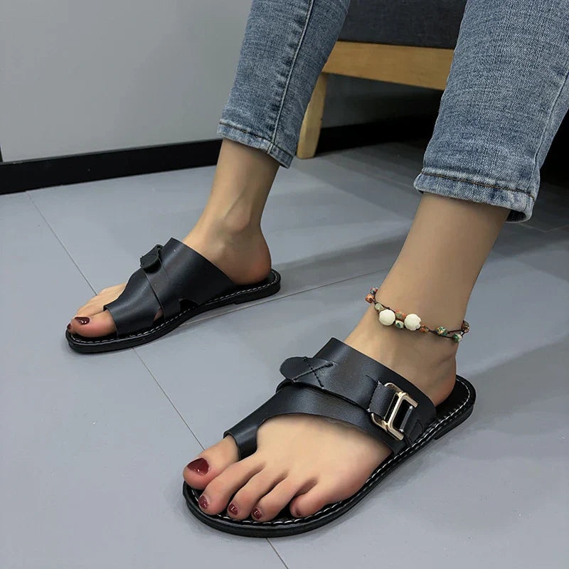 Sandali in Pelle | Loop | Dettaglio Fibbia