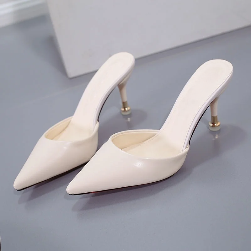 Mule Heel Punta Sottile | Slip-On Stiletto