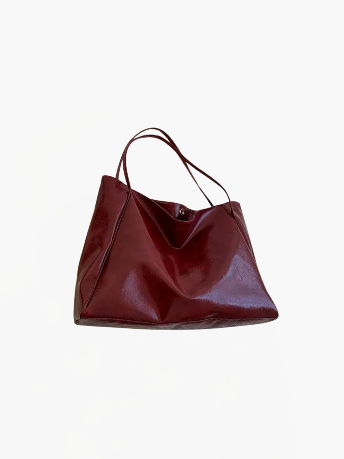 Borsa tote ampia in pelle PU morbida