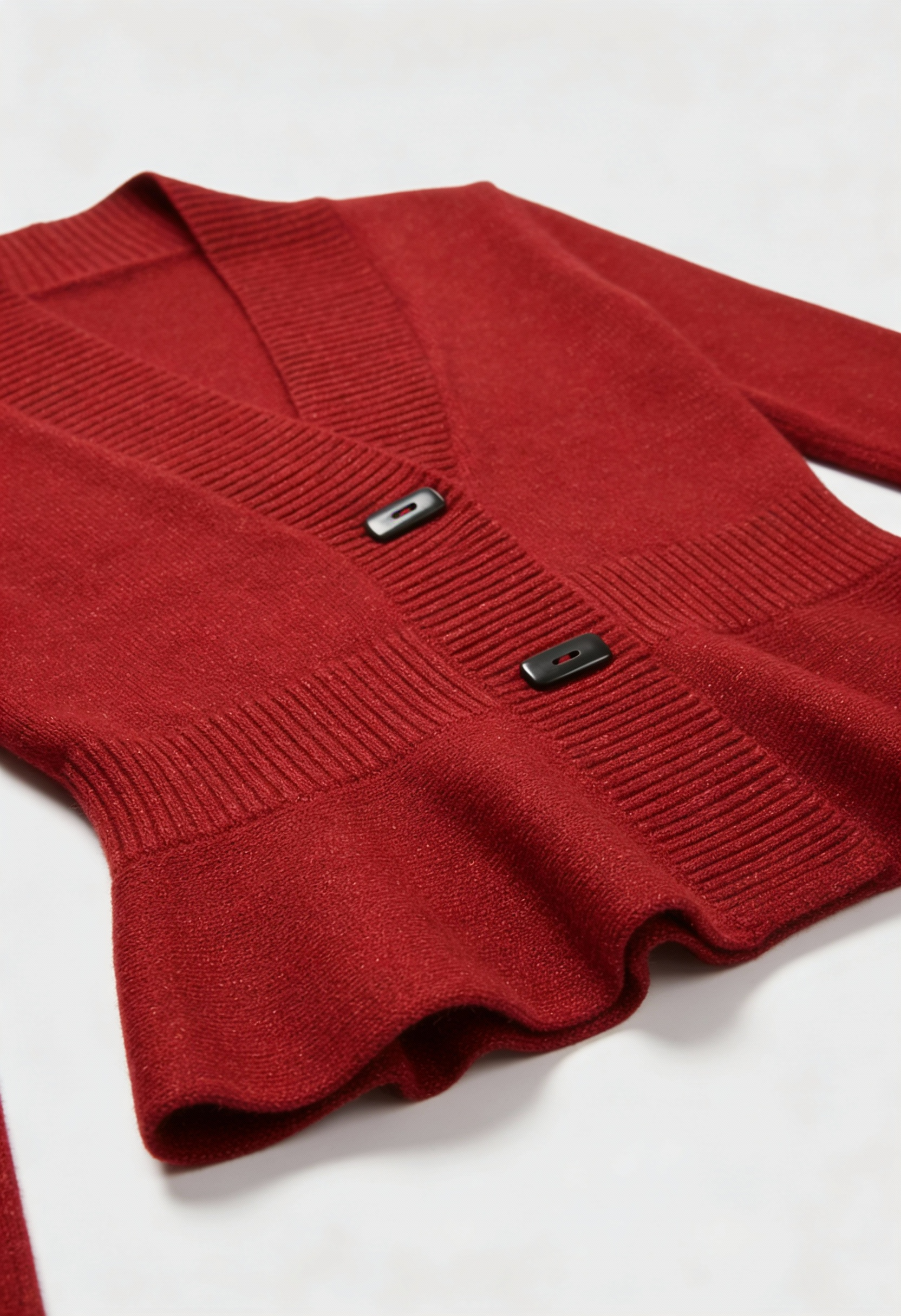 Cardigan Leggero Collo Sciolto | Peplum | Regular Fit