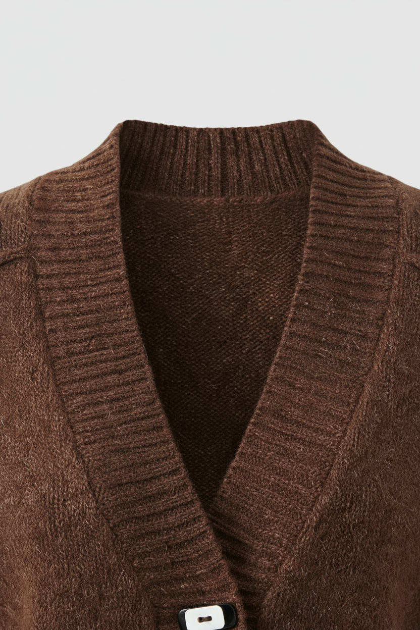 Cardigan Collo Sciarpa | Peplum | Vestibilità Regolare