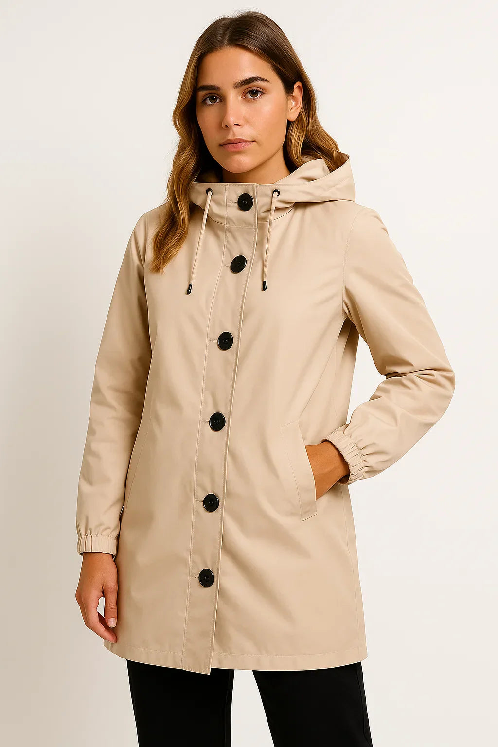 Giacca Piumino Donna | Capotto Lungo Impermeabile | Vestibilità Leggera