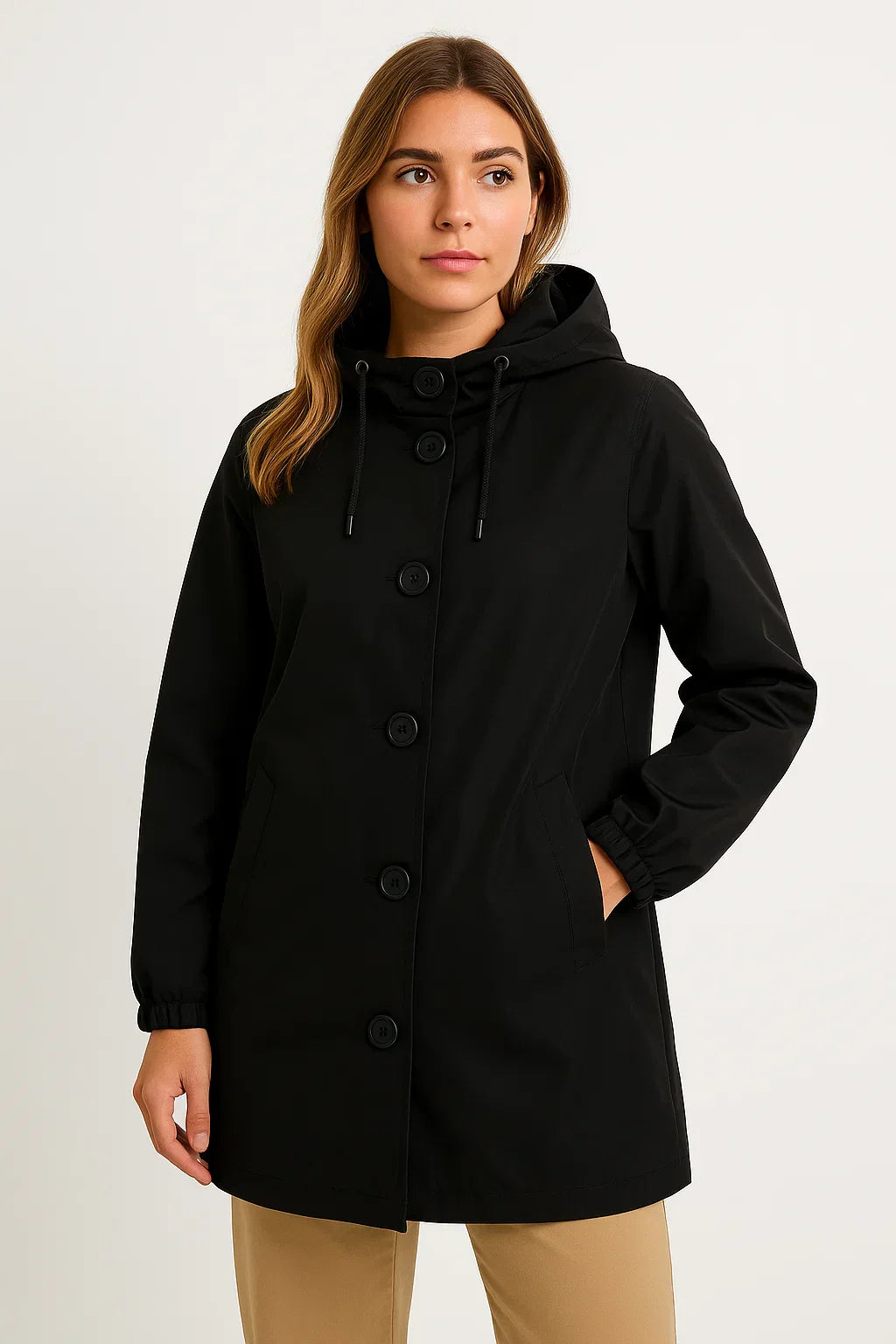 Giacca Piumino Donna | Capotto Lungo Impermeabile | Vestibilità Leggera